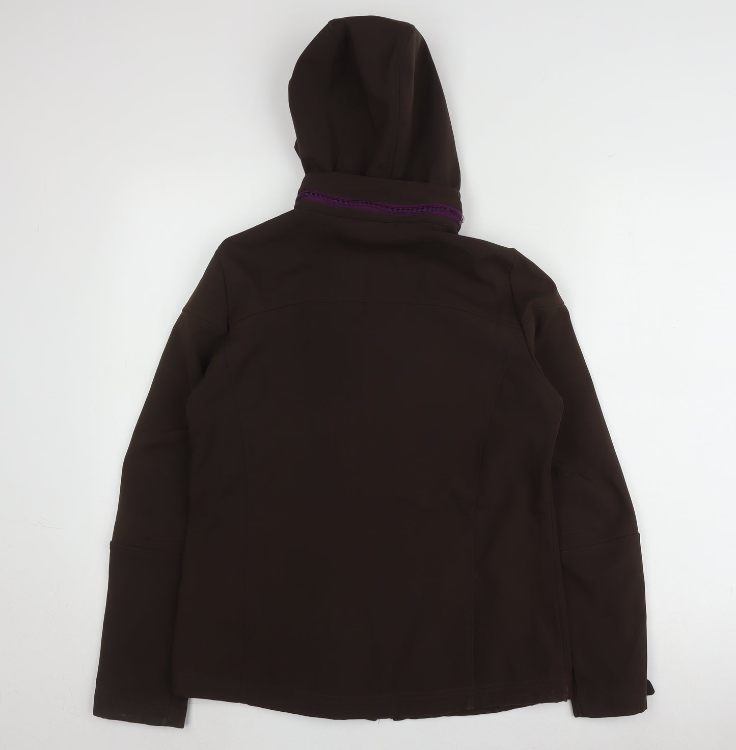 Alpine Women's Brown Hooded Jacket Size 10