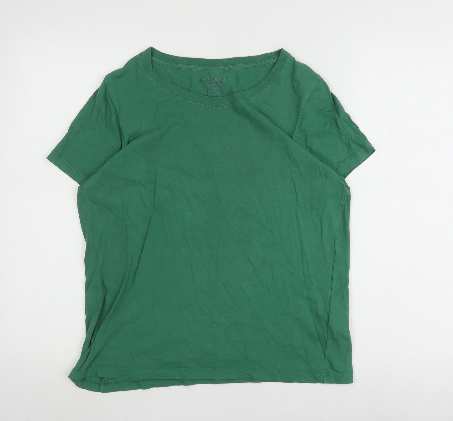 J. Crew Women's Green T-Shirt M Short Sleeve