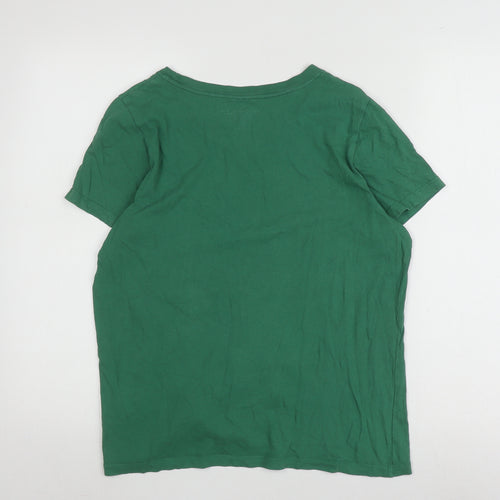 J. Crew Women's Green T-Shirt M Short Sleeve