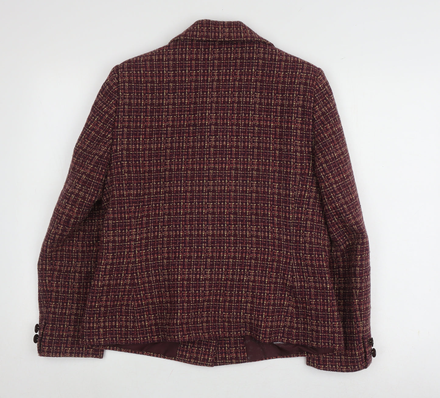 Honor Millburn Women's Red Check Blazer Size 14