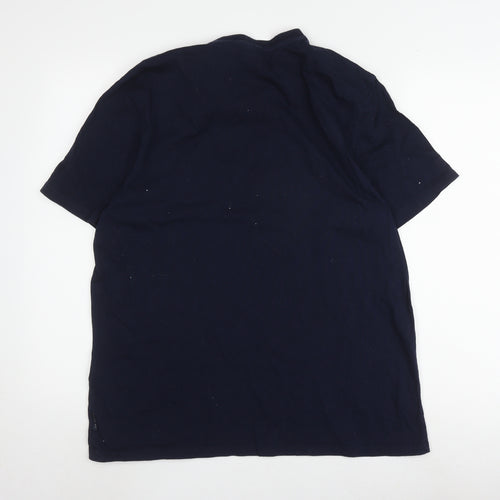 Ted Baker Men's Blue Striped T-Shirt, Size 5