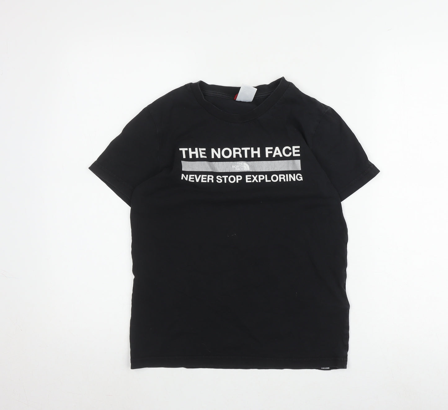 The North Face Boys Black Cotton T-Shirt L