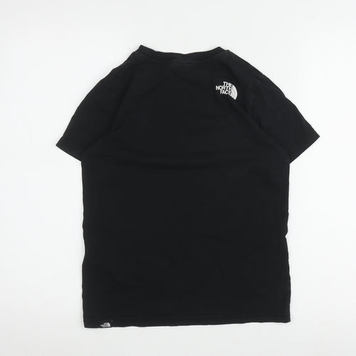 The North Face Boys Black Cotton T-Shirt L
