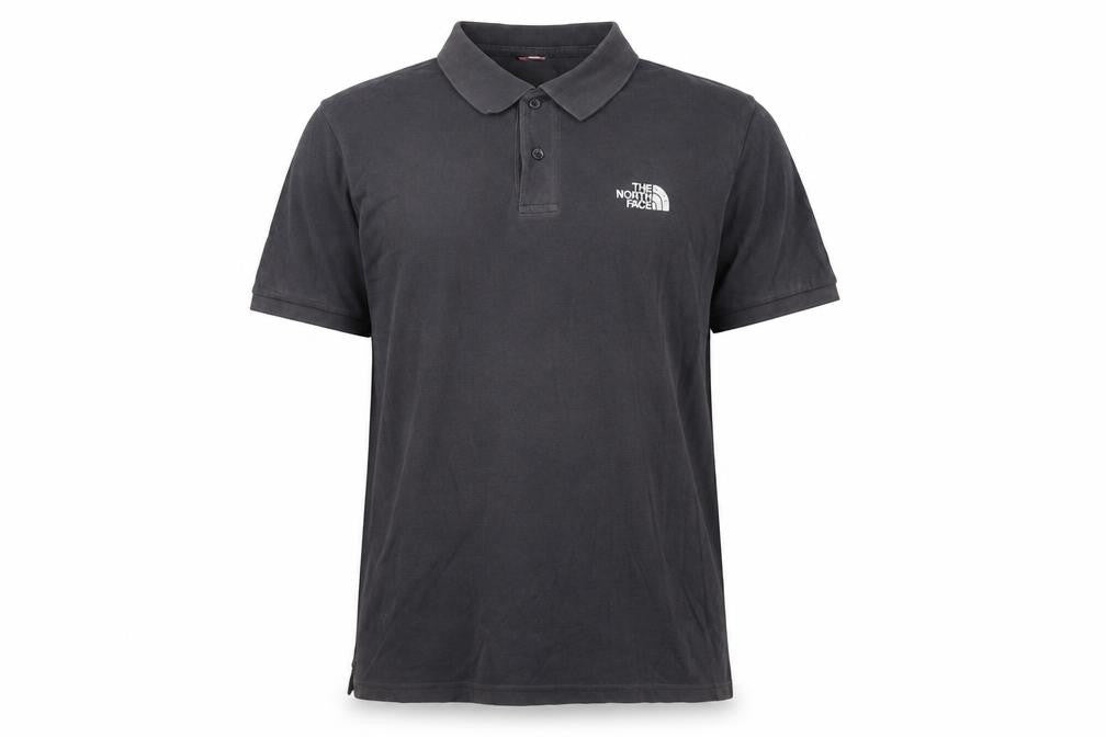 Front view of The North Face Men's Black Polo Medium - Casual Style