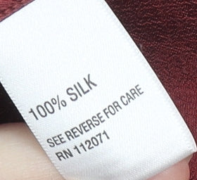 Jigsaw Women's Red Silk Slip Dress Size 14