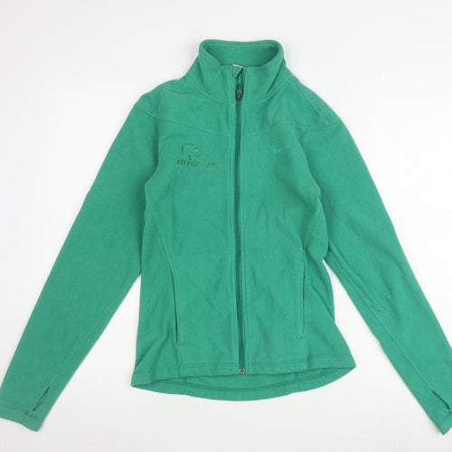 Nike Women's Green XS Fleece Jacket - Full Zip, Light