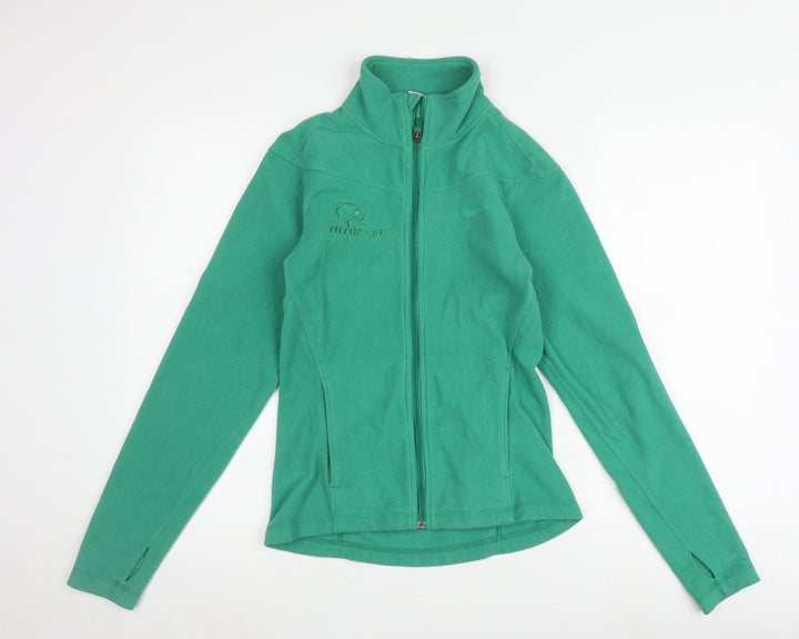 Nike Women's Green XS Fleece Jacket - Full Zip, Light