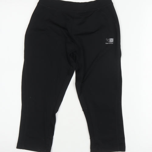 Karrimor Women's Black Ankle Leggings Size 10 Reflective