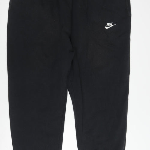 Nike Men's Black 2XL Jogger Trousers, Elastic Waist, Pockets