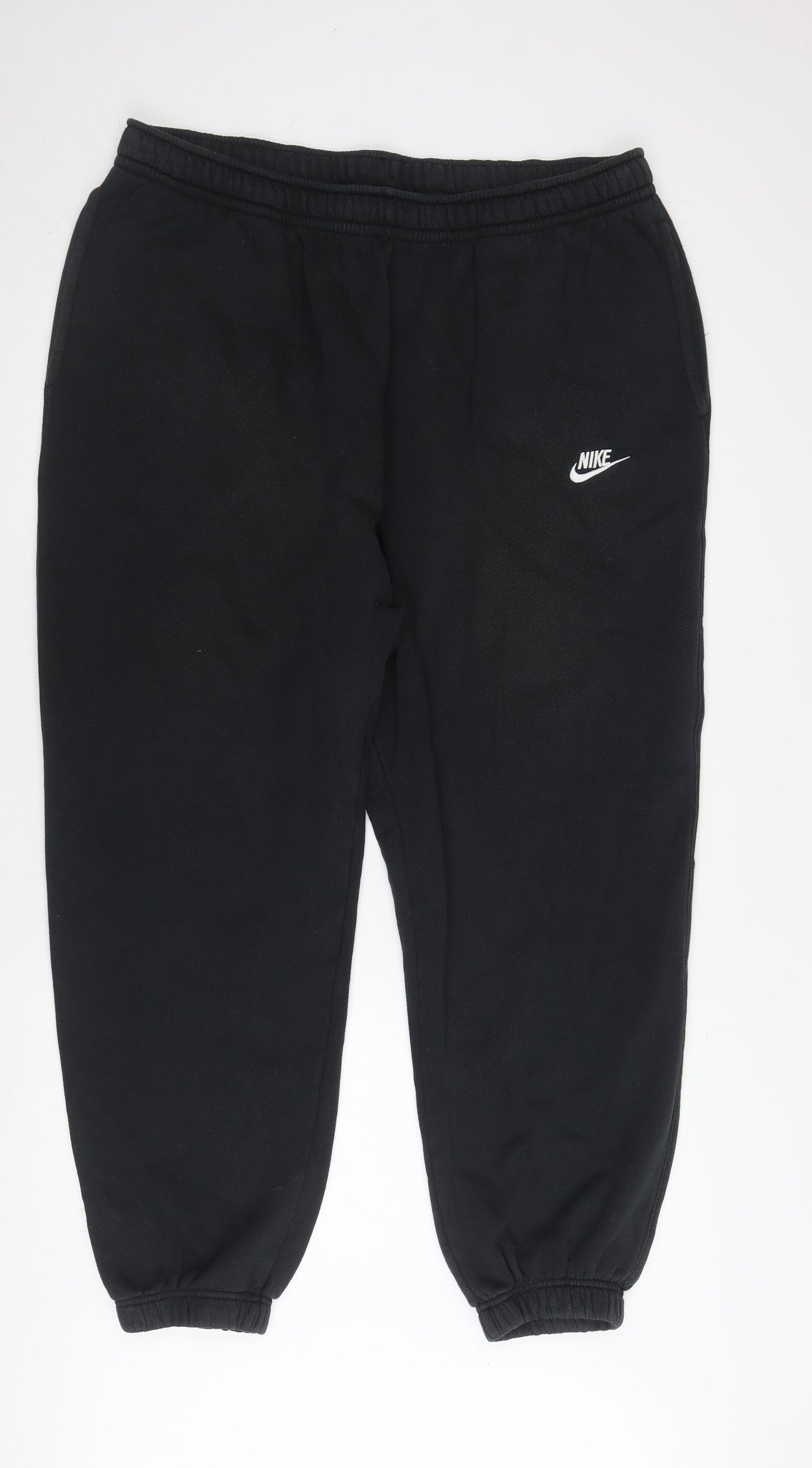 Nike Men's Black 2XL Jogger Trousers, Elastic Waist, Pockets