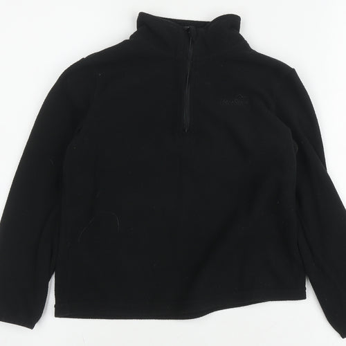 Peter Storm Boys Black 1/2 Zip Sweatshirt 7-8 Years
