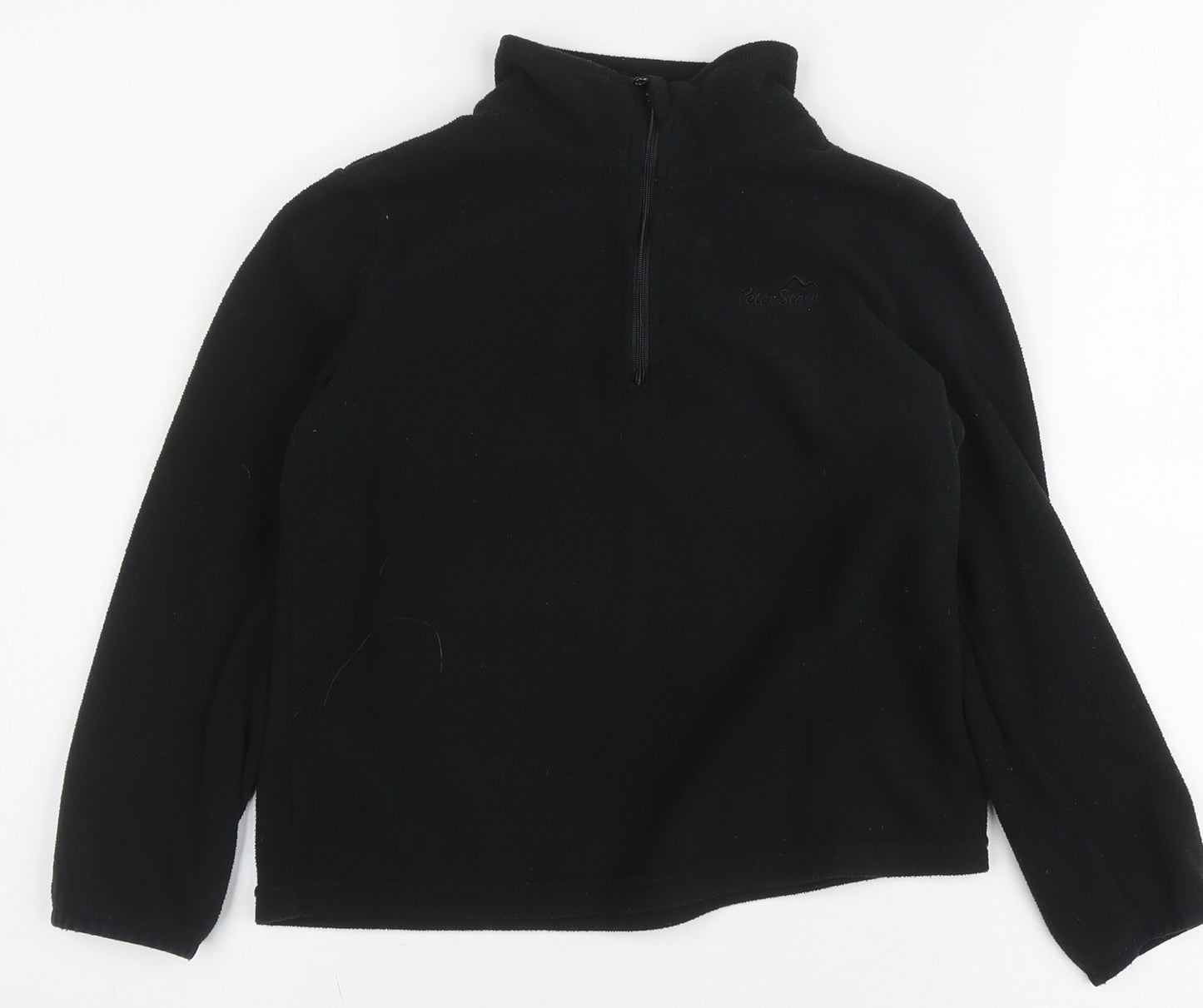 Peter Storm Boys Black 1/2 Zip Sweatshirt 7-8 Years