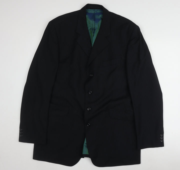 Karl Jackson Men's Blue Suit Jacket 44L