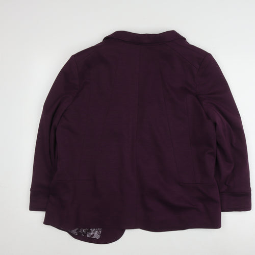 Wallis Women's Purple Blazer UK Size 18