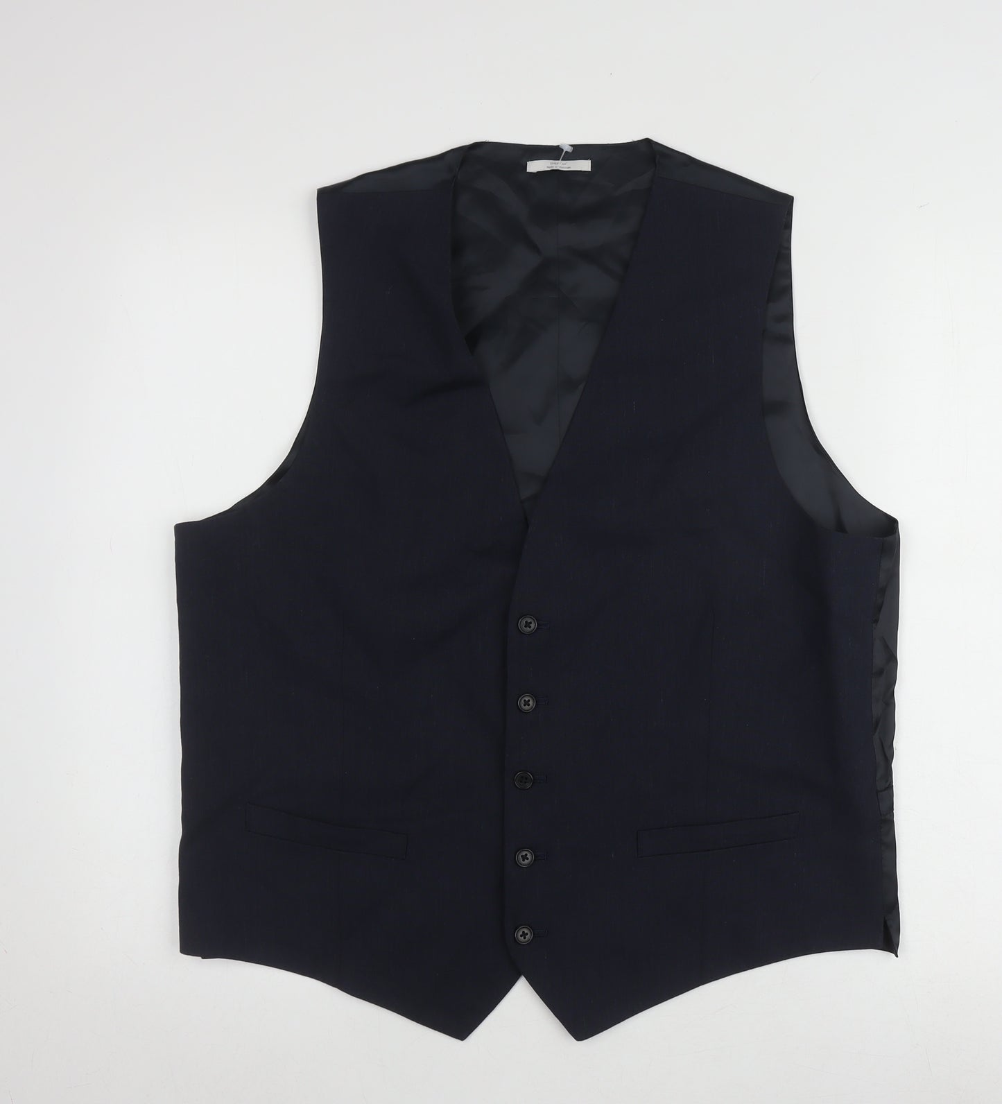 Marks and Spencer Men's Blue Waistcoat 44R