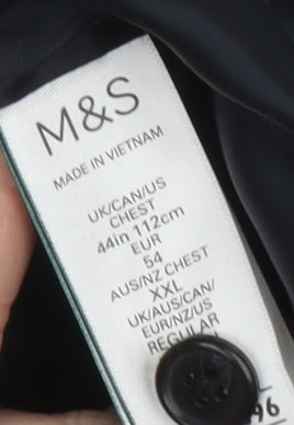Marks and Spencer Men's Blue Waistcoat 44R