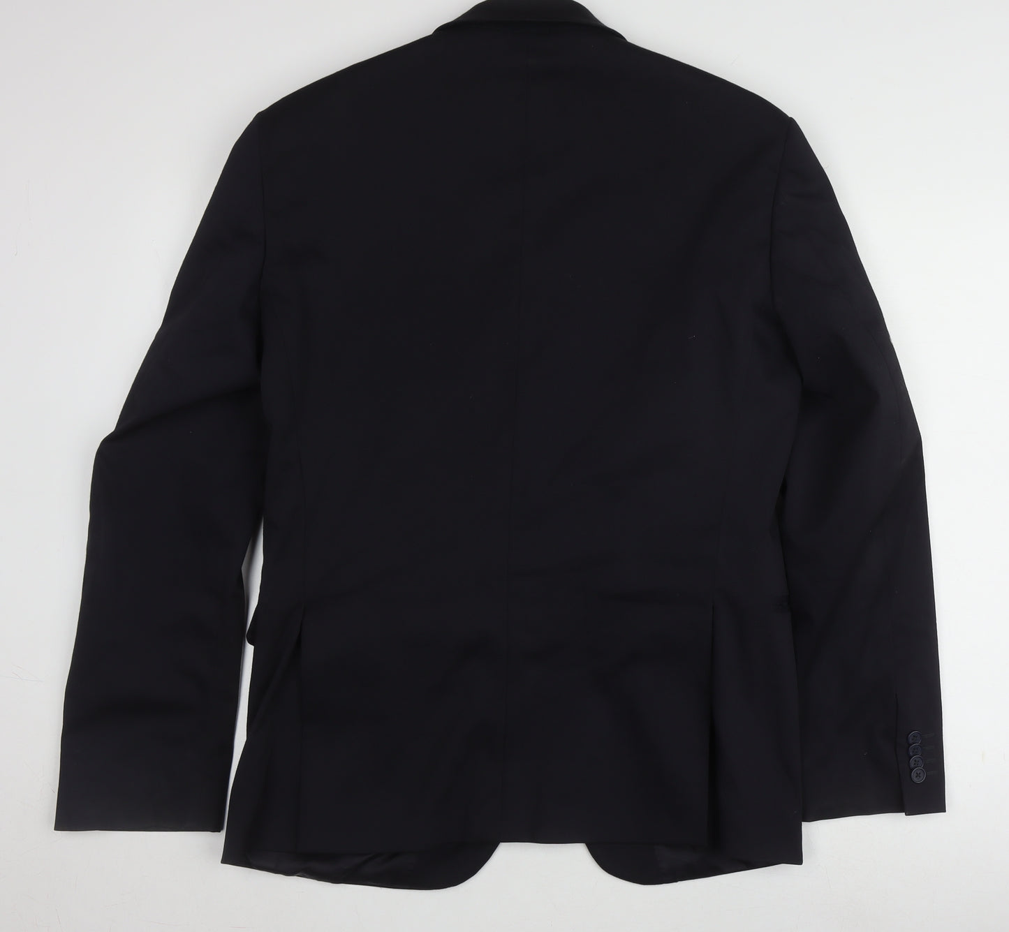 Calvin Klein Men's Blue Blazer L Two-Button Jacket
