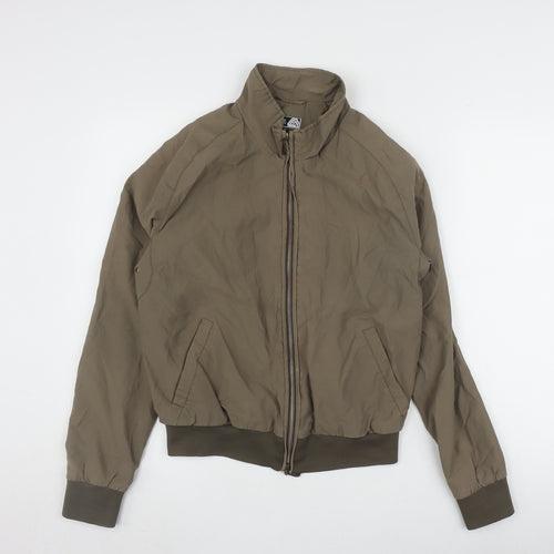 ASTROLABIO Unisex Brown Bomber Jacket Size 18 Regular