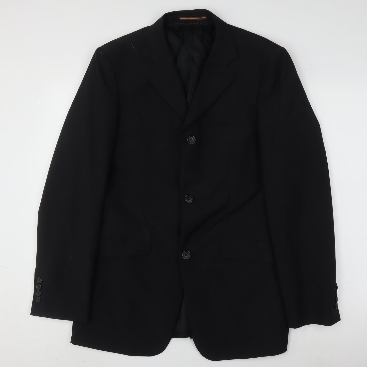 Topman Men's Black Blazer 38 Regular Formal
