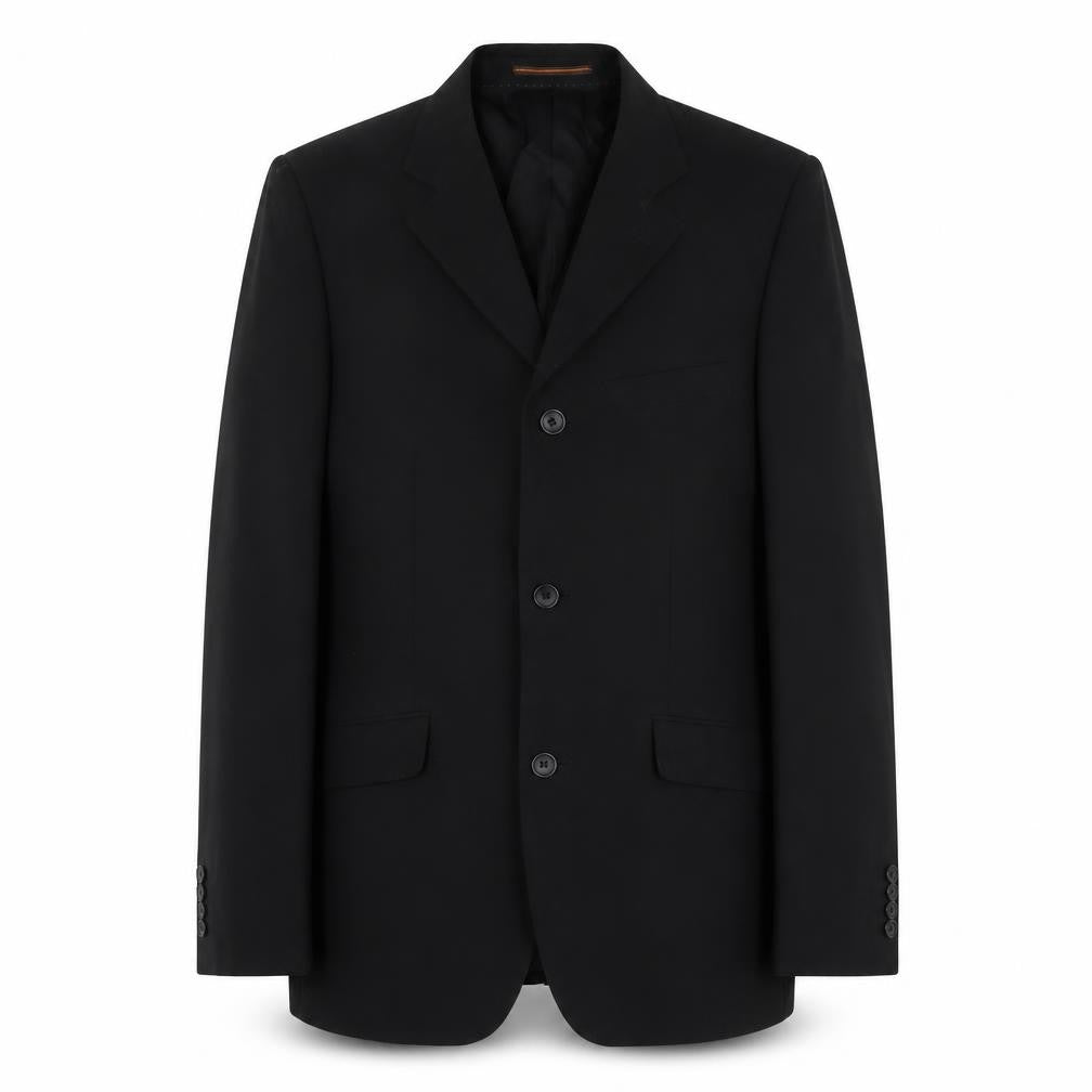 Front view of Topman Men's Black Blazer 38 Regular Formal