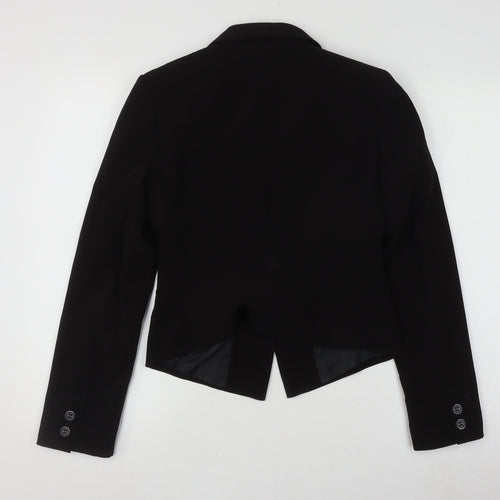 Marks and Spencer Black Women's Blazer Size 8, One-Button