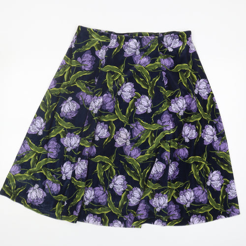 Marks and Spencer Women’s Floral A-Line Skirt, Size 14
