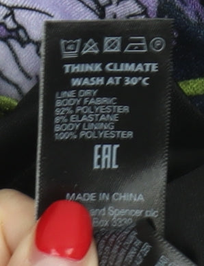 Marks and Spencer Women’s Floral A-Line Skirt, Size 14