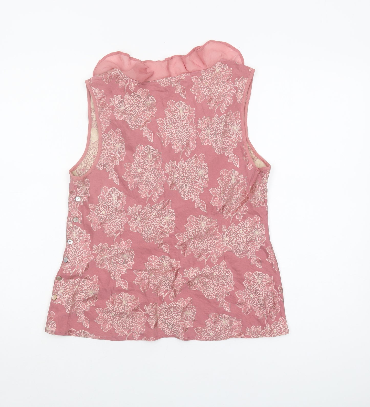 Monsoon Women's Pink Floral Sleeveless Blouse