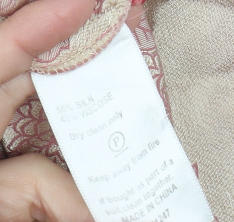 Monsoon Women's Pink Floral Sleeveless Blouse