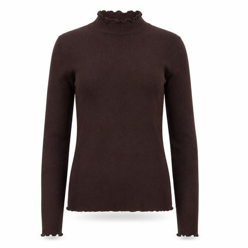 MNG Women’s Brown XS Mock Neck Knit Jumper