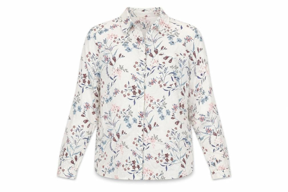 Marks and Spencer Women’s Ivory Floral Blouse Size 12