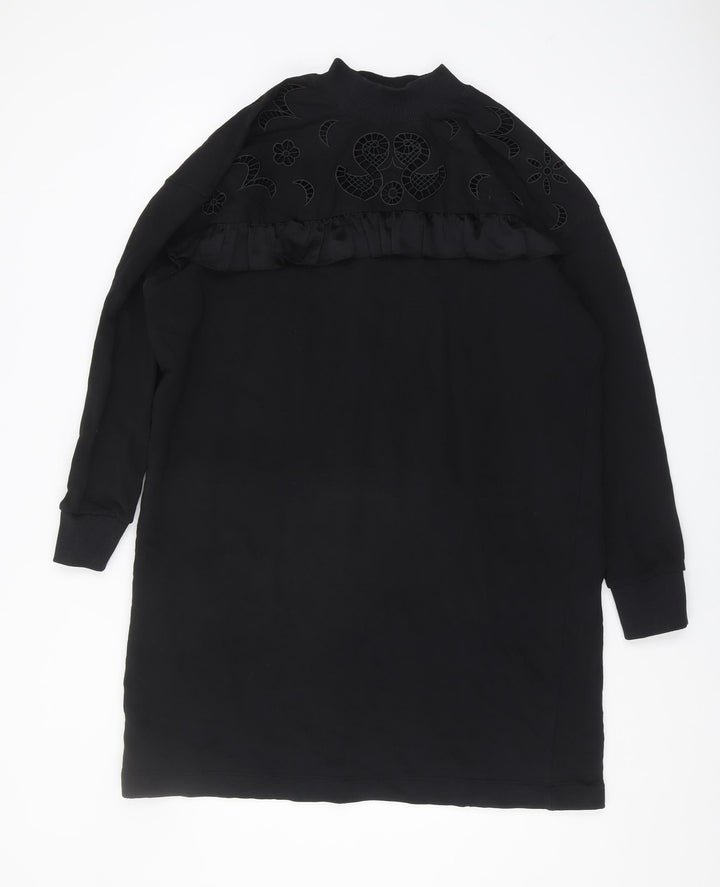 River Island Plus Black High Neck Dress Women’s Size 18/20