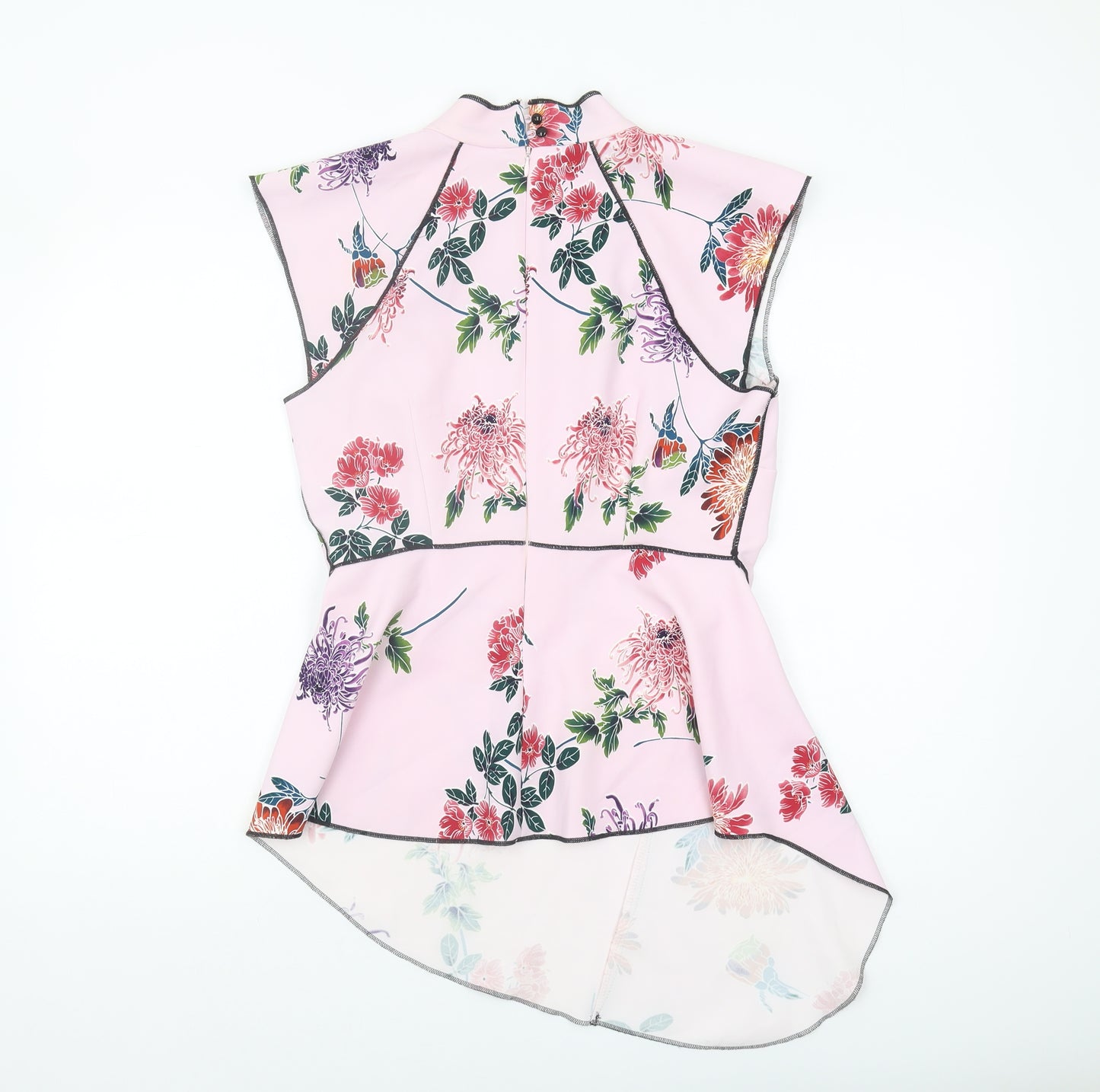 Marks and Spencer Women's Pink Floral Kimono Blouse Size 10