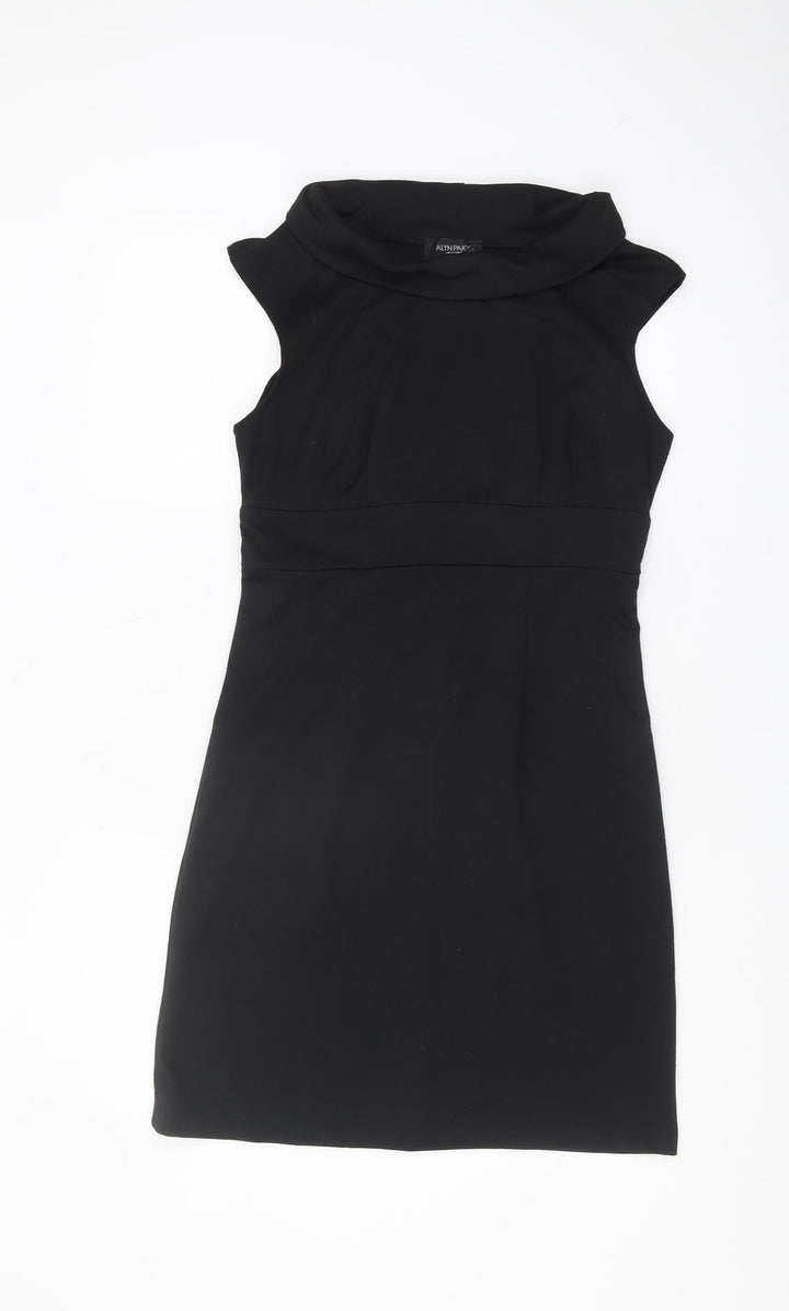 Alyn Paige Black Sleeveless Women's Dress M
