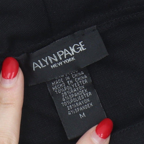 Alyn Paige Black Sleeveless Women's Dress M