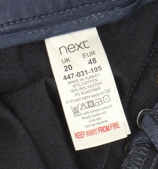 Next Women's Blue Pencil Skirt Size 20