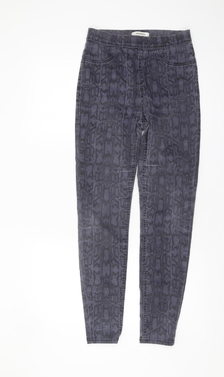 Marks and Spencer Blue Animal Print Jegging - Size 10