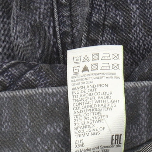 Marks and Spencer Blue Animal Print Jegging - Size 10
