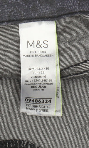 Marks and Spencer Blue Animal Print Jegging - Size 10