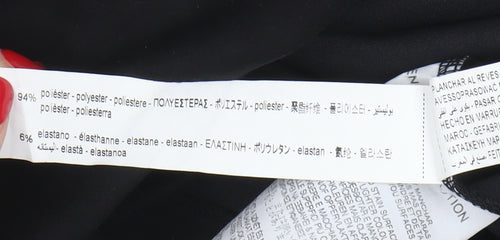 ZARA Women's Black Shift Dress, Size 12, Casual Elegance