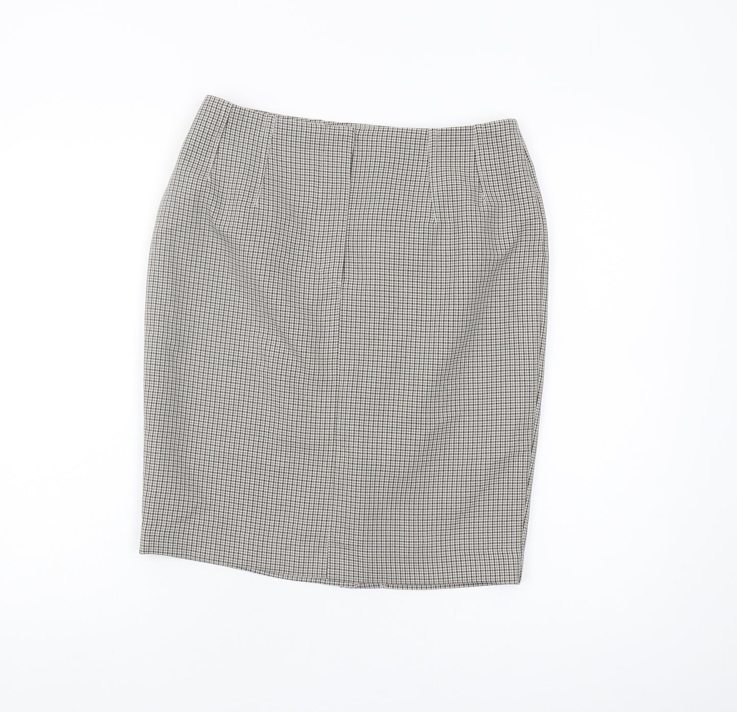 Marks and Spencer Women's Check Pencil Skirt, Size 10