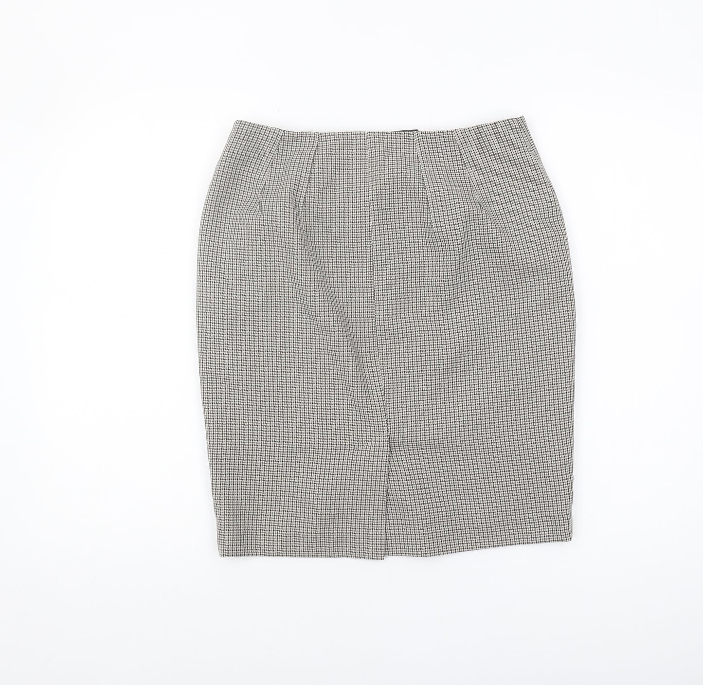 Marks and Spencer Women's Check Pencil Skirt, Size 10