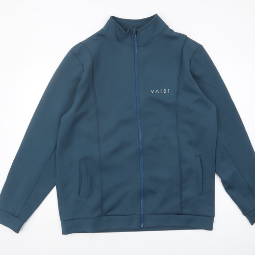 VAI21 Men's Blue Polyester Basic Jacket L