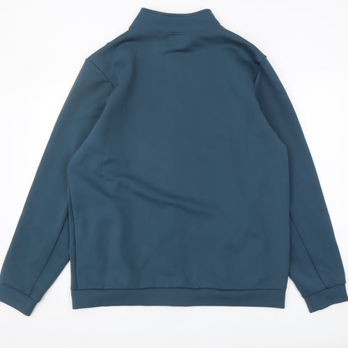 VAI21 Men's Blue Polyester Basic Jacket L