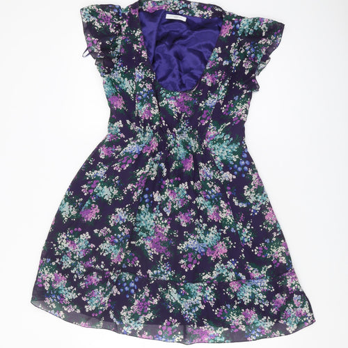 New Look Women's Multicoloured A-Line Dress Size 12