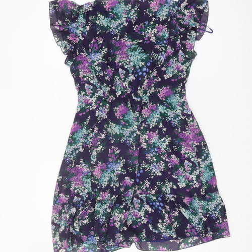 New Look Women's Multicoloured A-Line Dress Size 12