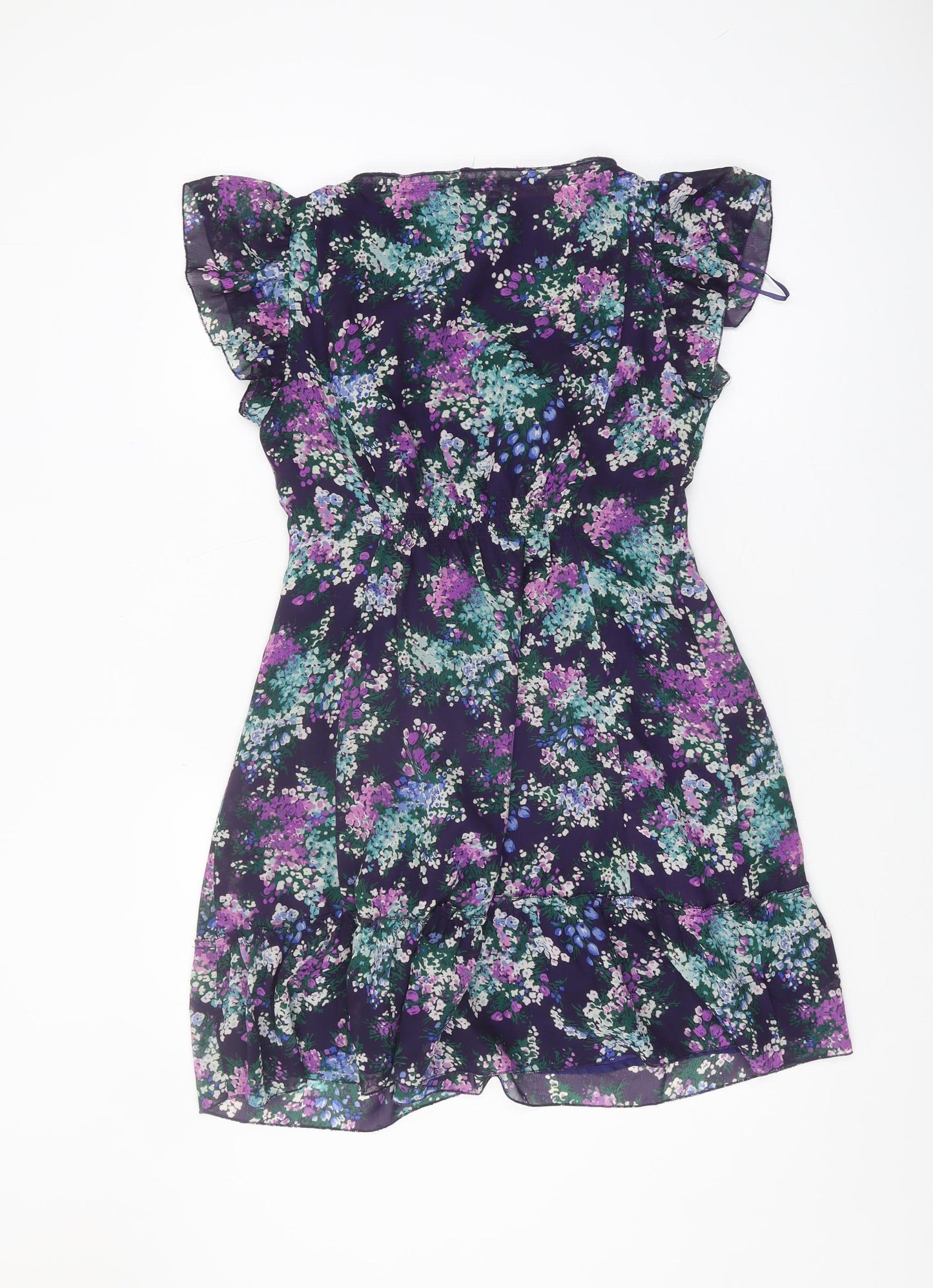 New Look Women's Multicoloured A-Line Dress Size 12