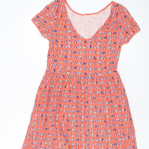 Next Women's Multicoloured A-Line Dress Size 10