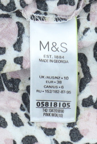 Marks and Spencer Women’s Animal Print Blouse Size 10