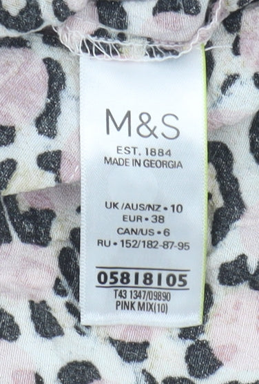 Marks and Spencer Women’s Animal Print Blouse Size 10